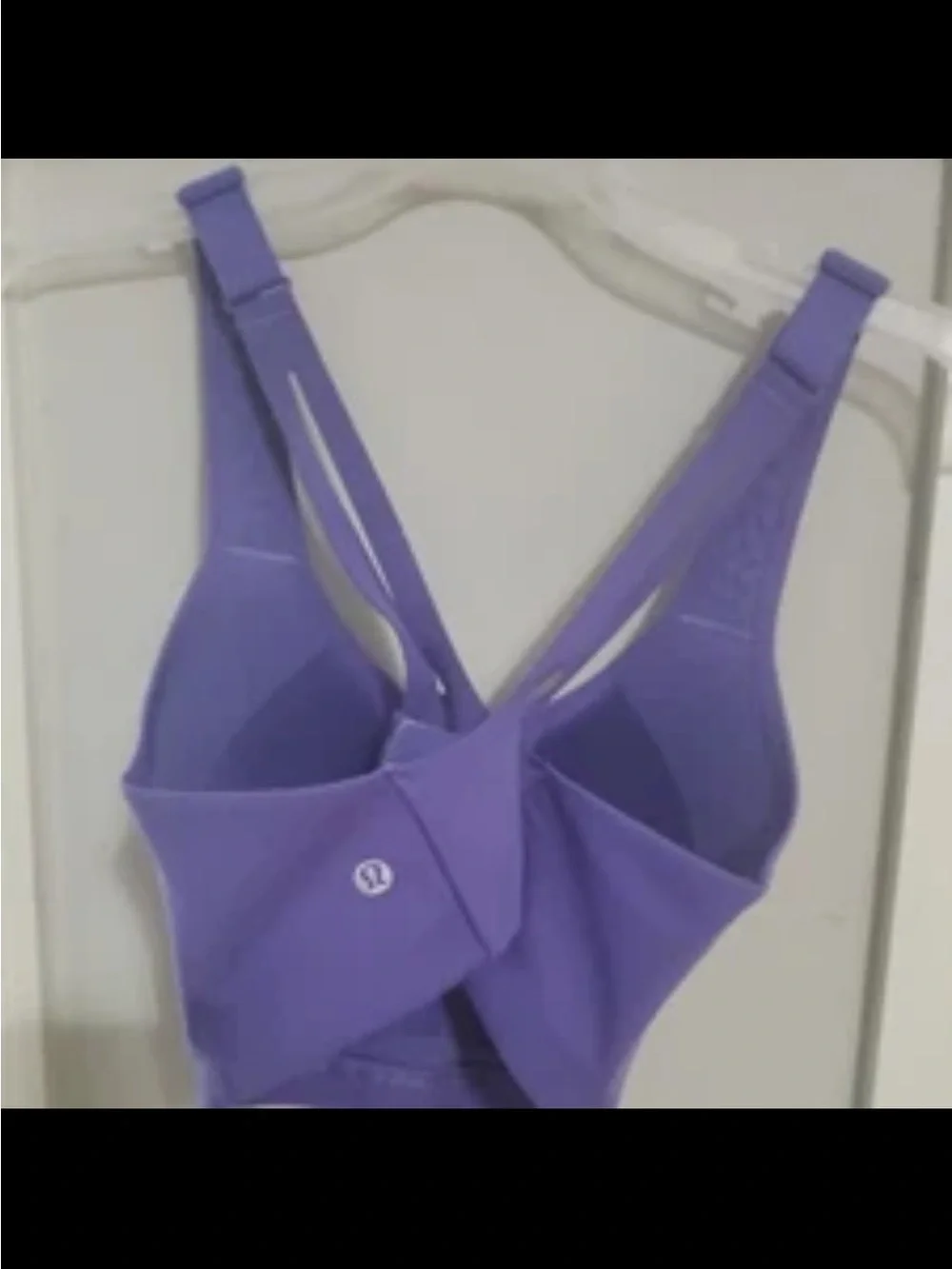 lululemon air support Lavender Crossback Sports Bra